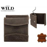Meeste väike rahakott C1-MHL BROWN, ALWAYS WILD, Nahast rahakotid